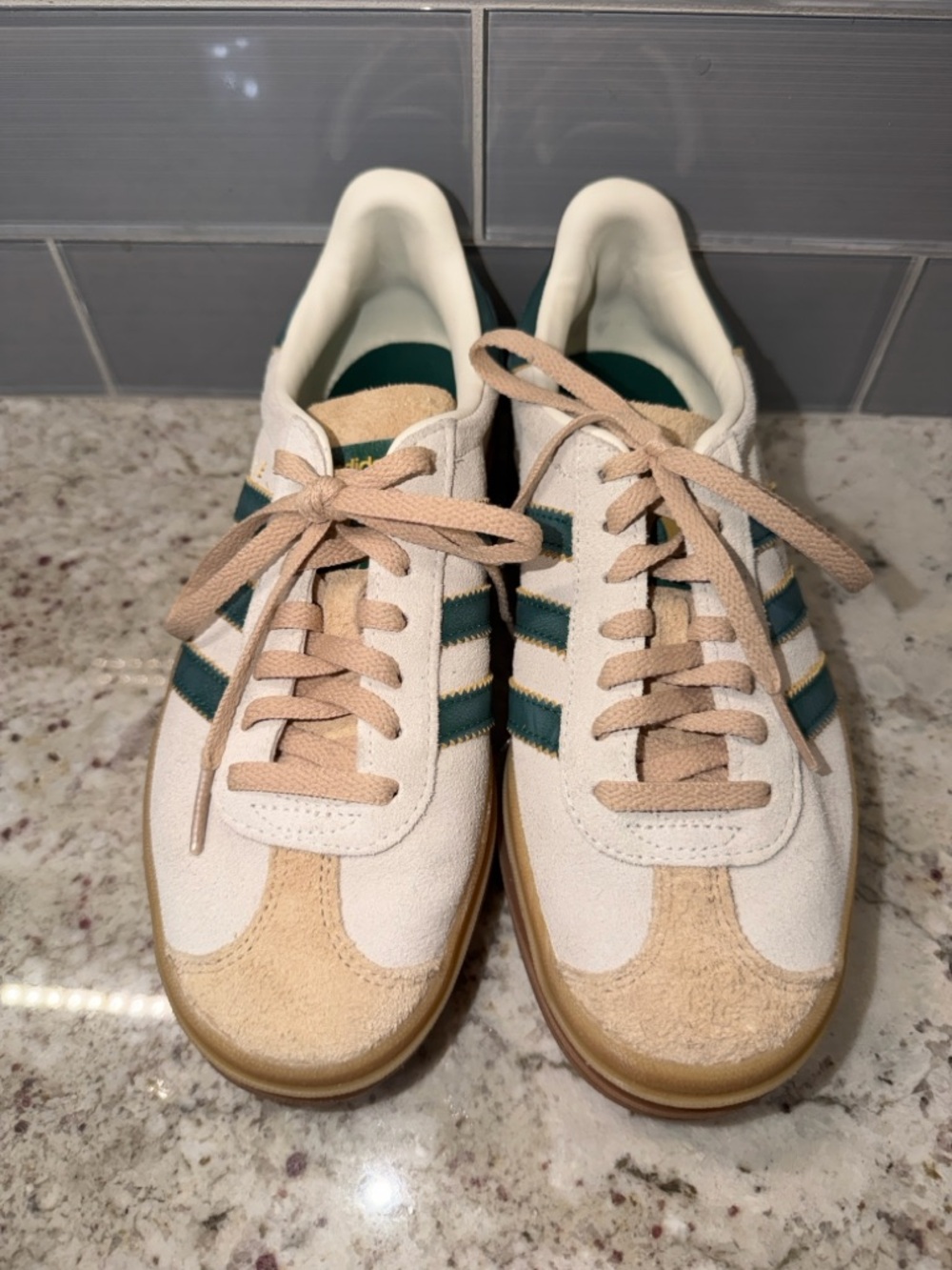 Size 6 Adidas Gazelle Platform Sneakers - Picture 3 of 8